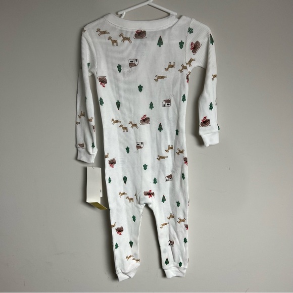 Carter’s Baby Christmas Snap Up Thermal Sleep & Play Pajamas - Picture 4 of 4